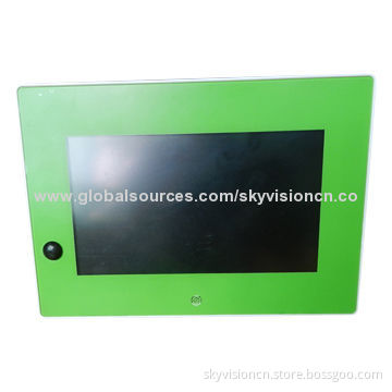 Digital photo frame with color-full panel with motion sensor